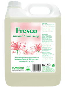 Clover Fresco Instant Foaming Hand Soap - 5 Litre Bottle