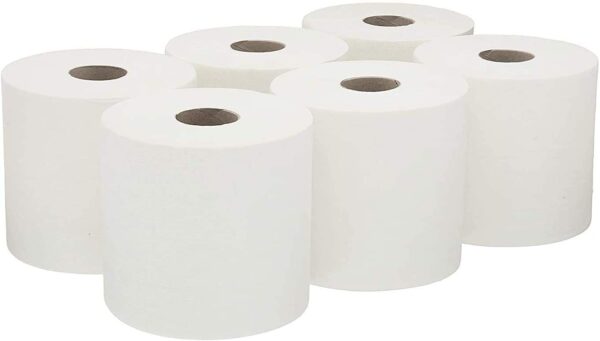 Centrefeed Wiping Rolls 2ply (x6 rolls) - Image 7