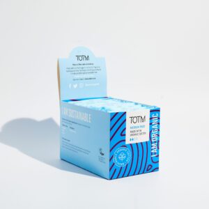 TOTM Workplace Cotton Medium Pads Regular with Wings Pack of 20