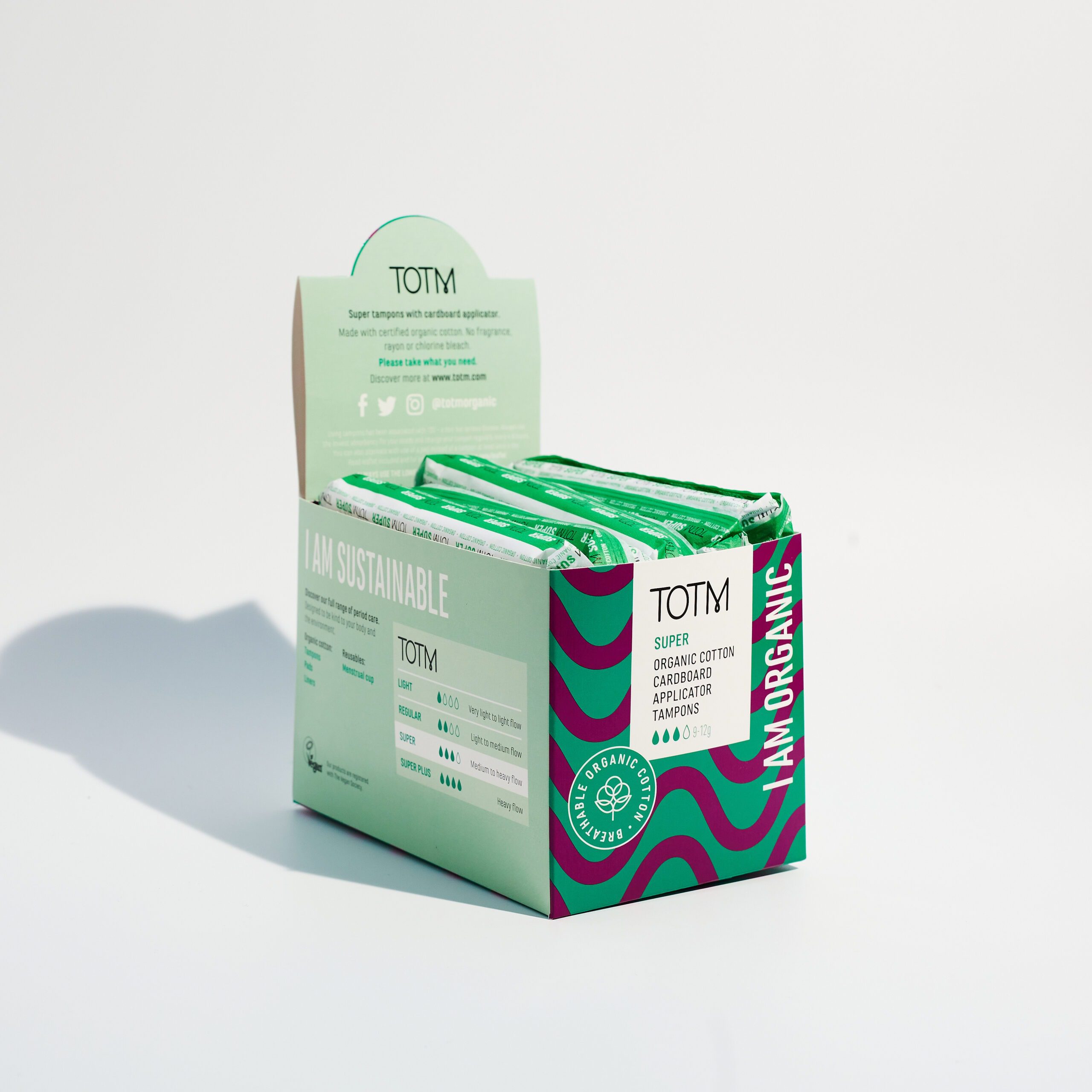 TOTM Super Applicator Tampons (Pack of 30)