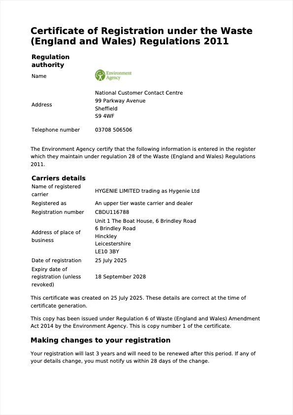hygenie-waste-carrier-licence-cover